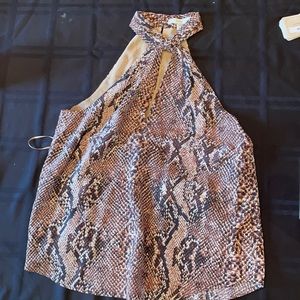 Snakeskin Joie Top